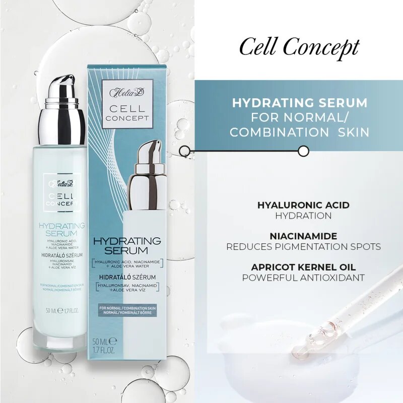 Helia-D Cell Concept hydratační sérum pro normální až smíšenou pleť 50 ml