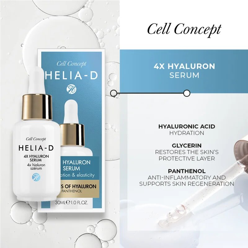 Helia-D Cell Concept lehké sérum s kyselinou hyaluronovou 30 ml