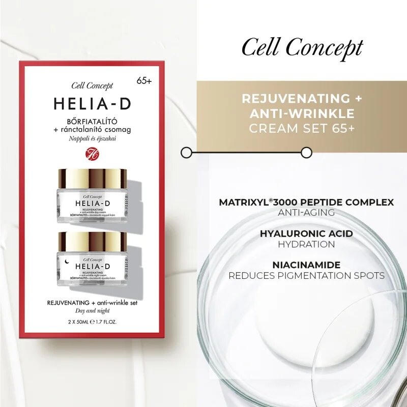 Helia-D Cell Concept výhodné balení proti vráskám 65+