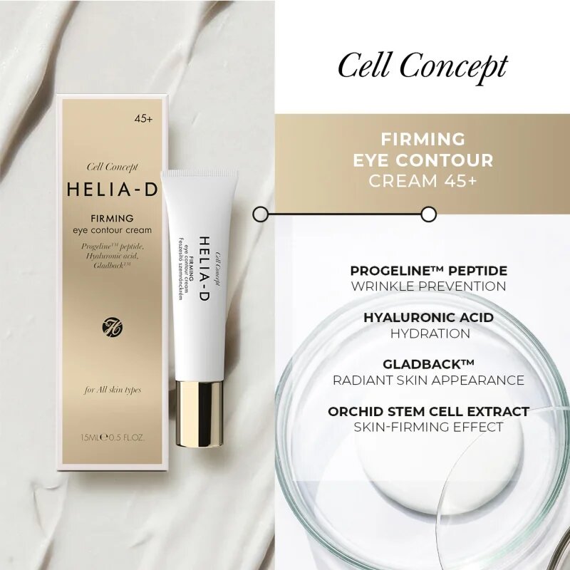 Helia-D Cell Concept zpevňující oční krém 45+ 15 ml