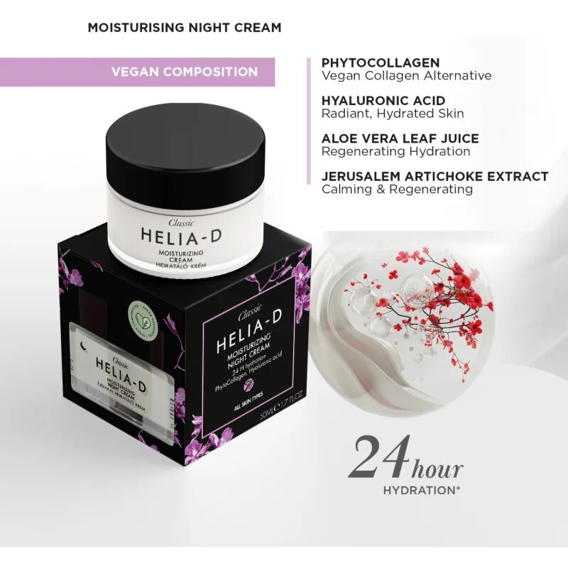 Helia-D Classic hydratační noční krém 50 ml