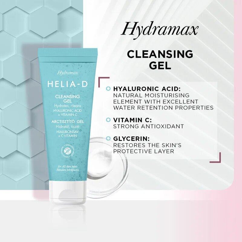 Helia-D Hydramax hydratační čisticí gel 125 ml