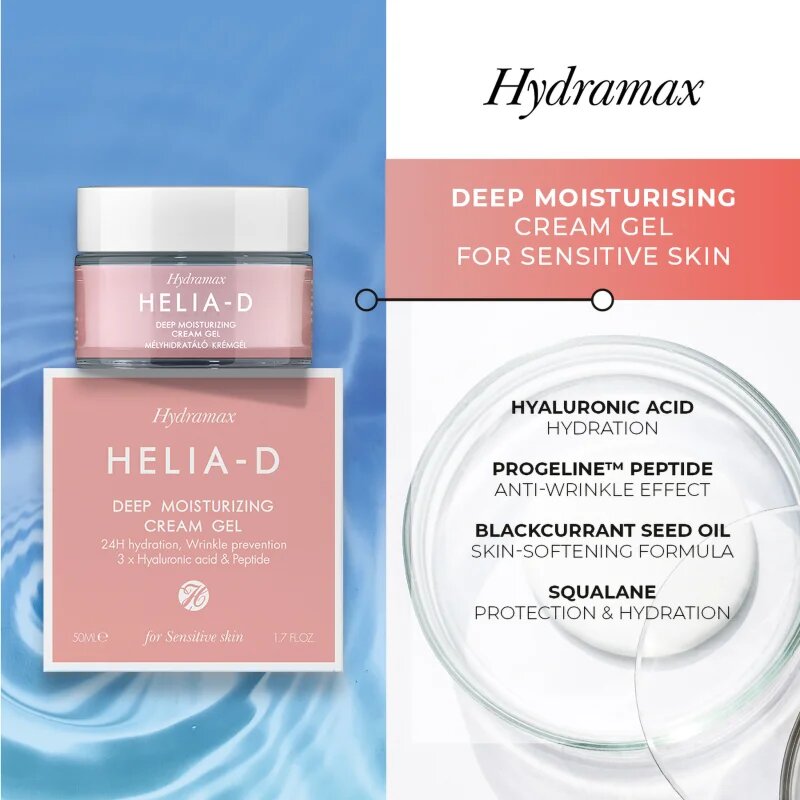 Helia-D Hydramax hydratační gel krém pro citlivou pleť 50 ml