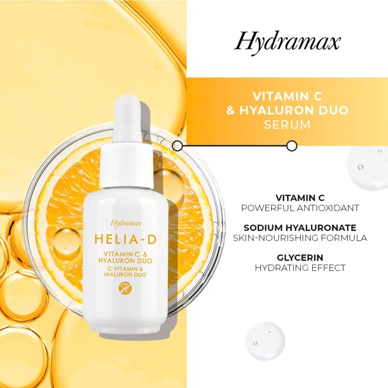 Helia-D Hydramax rozjasňující sérum s vitaminem C 30 ml
