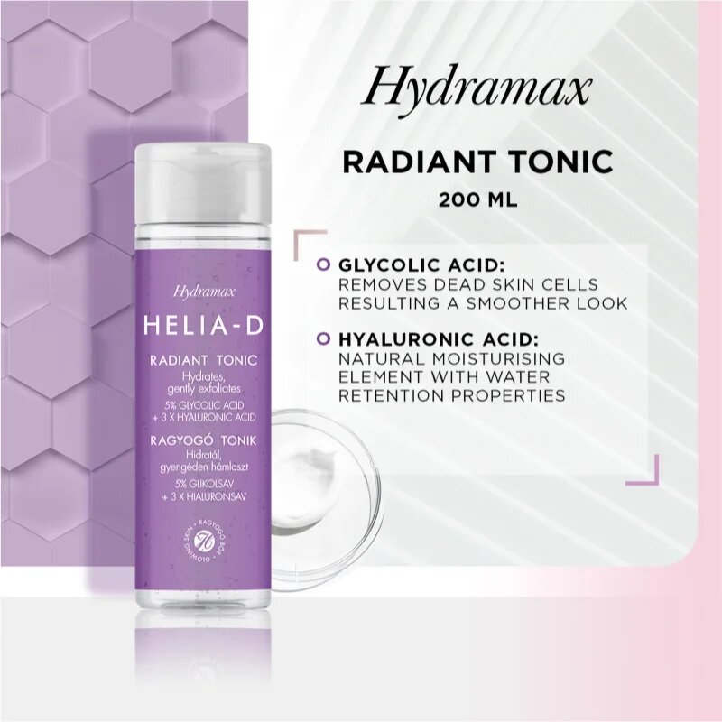 Helia-D Hydramax rozjasňující tonikum 200 ml