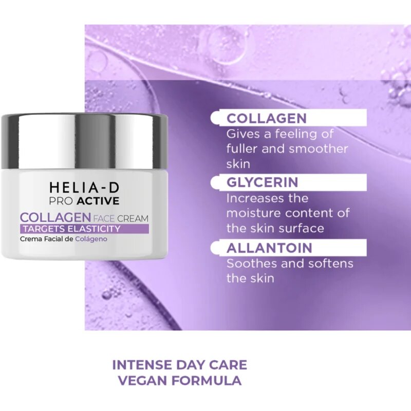 Helia-D Pro Active Collagen krém na obličej zvyšující elasticitu pleti 50 ml