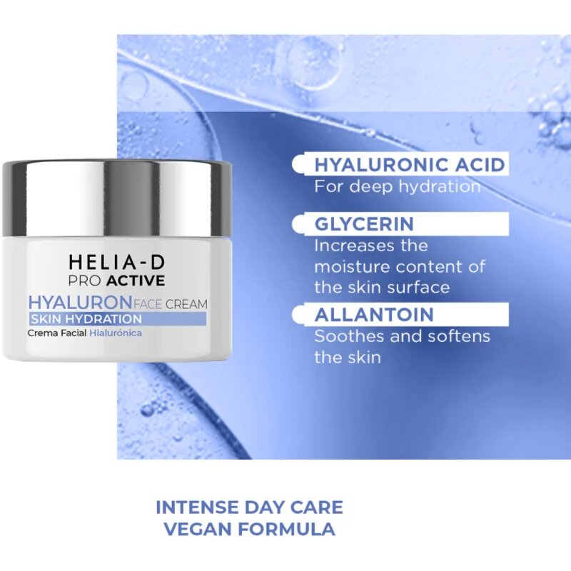 Helia-D Pro Active Hyaluron hydratační krém 50 ml