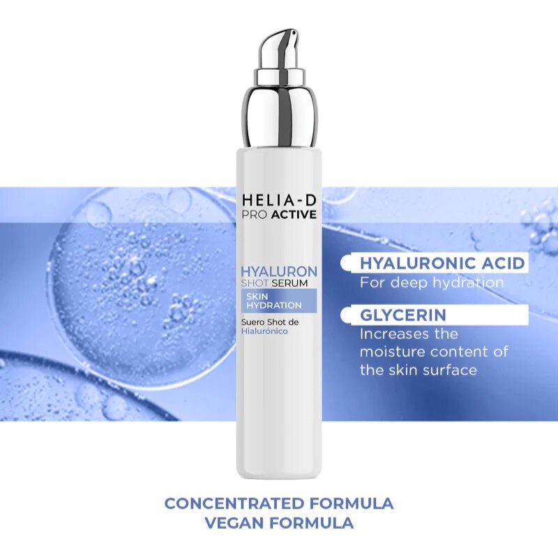 Helia-D Pro Active Hyaluron hydratační pleťové sérum 50 ml