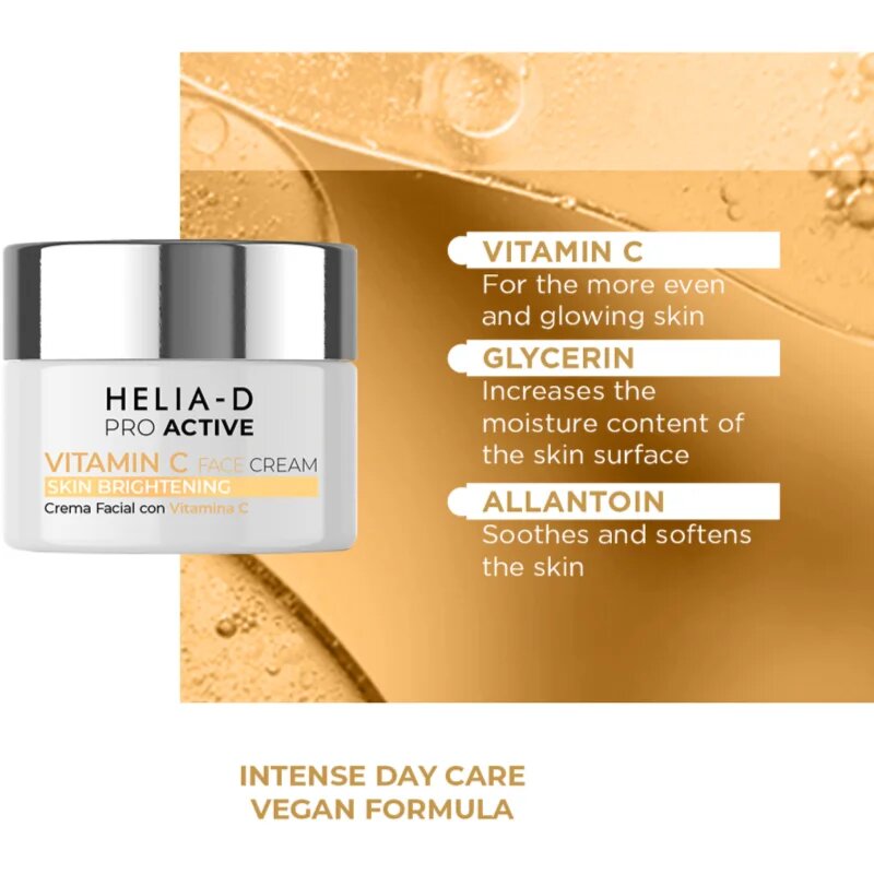 Helia-D Pro Active Vitamin C rozjasňující krém na obličej 50 ml