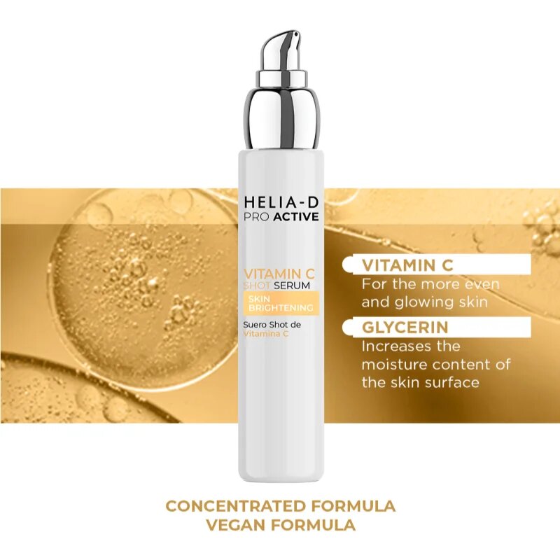 Helia-D Pro Active Vitamin C rozjasňující sérum na obličej 50 ml