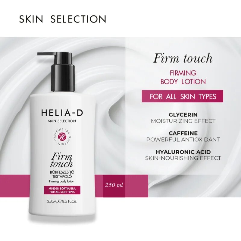 Helia-D Skin Selection zpevňující tělový krém pro všechny typy pokožky 250 ml