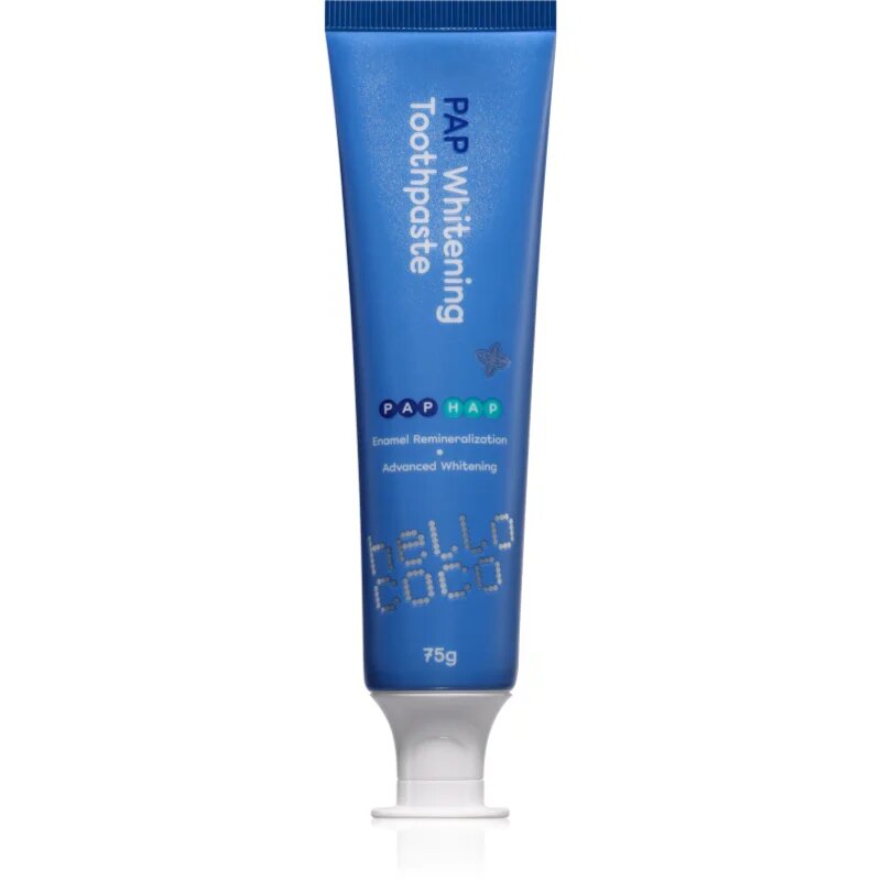 Hello Coco PAP Whitening Toothpaste bělicí zubní pasta s příchutí Mint 75 g