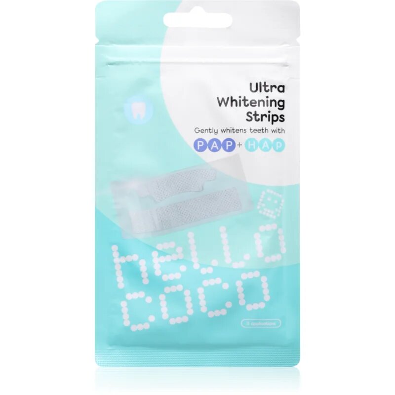 Hello Coco Ultra Whitening Strips bělicí pásky 5 ks
