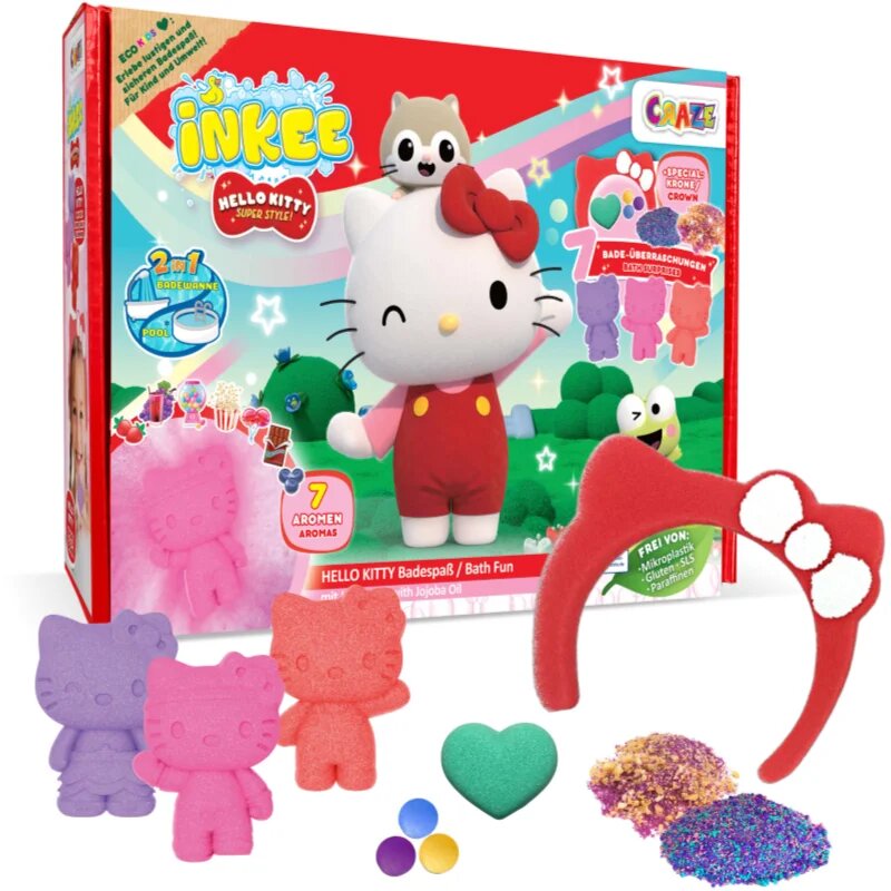 Hello Kitty Gift Box Bath dárková sada do koupele pro děti