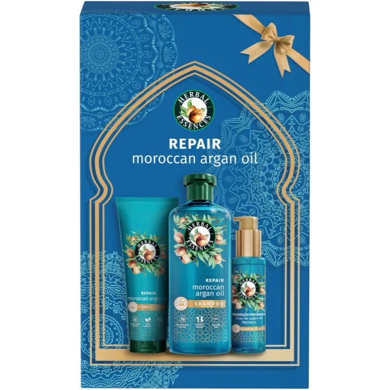 Herbal Essences Repair Moroccan Argan Oil dárková sada pro poškozené vlasy