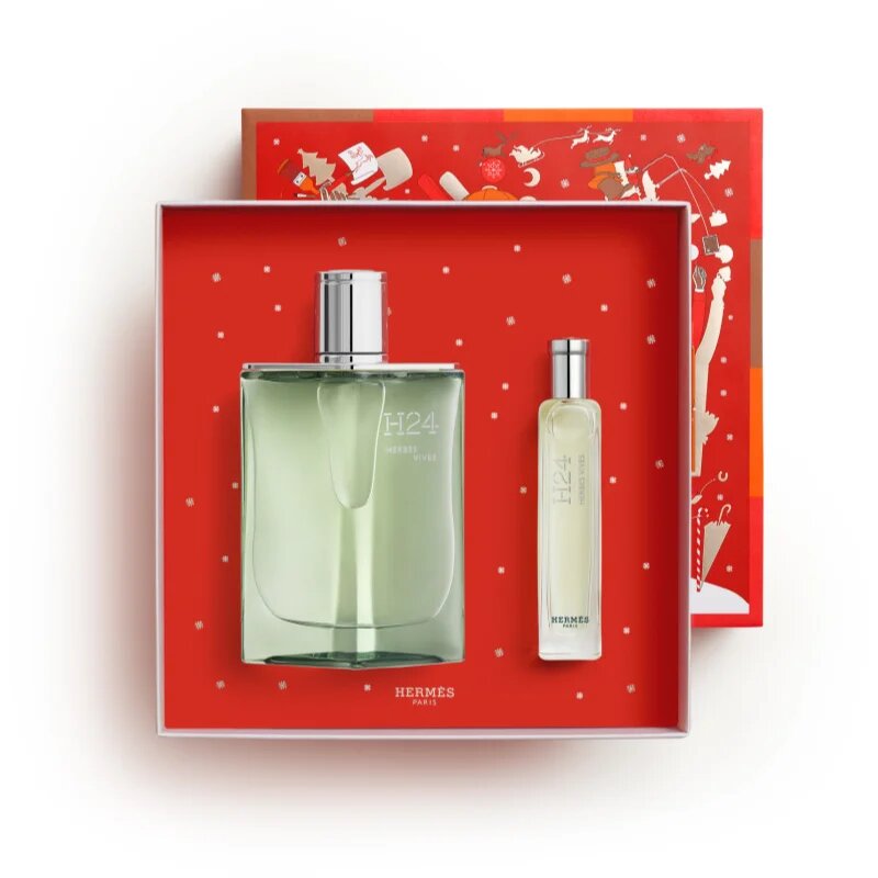 HERMÈS H24 Herbes Vives Eau de Parfum Set dárková sada pro muže