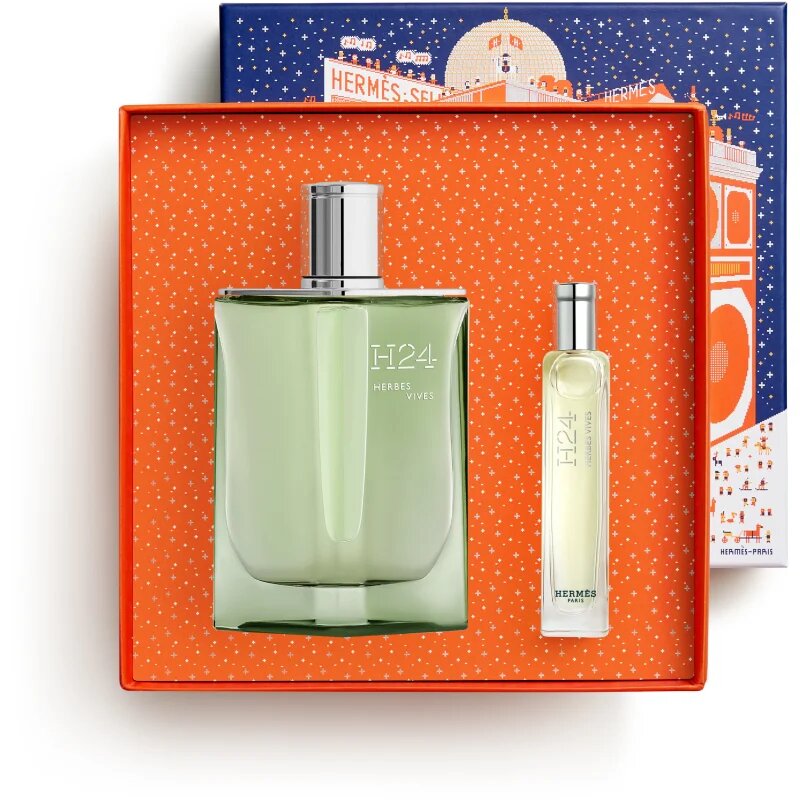 HERMÈS H24 Herbes Vives EDP Set dárková sada pro muže