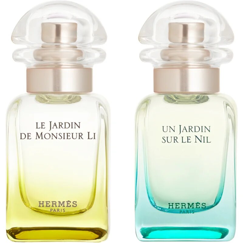 HERMÈS Parfums-Jardins Collection Un Jardin sur le Nil and Le Jardin de Monsieur Li the fragrance d sada unisex