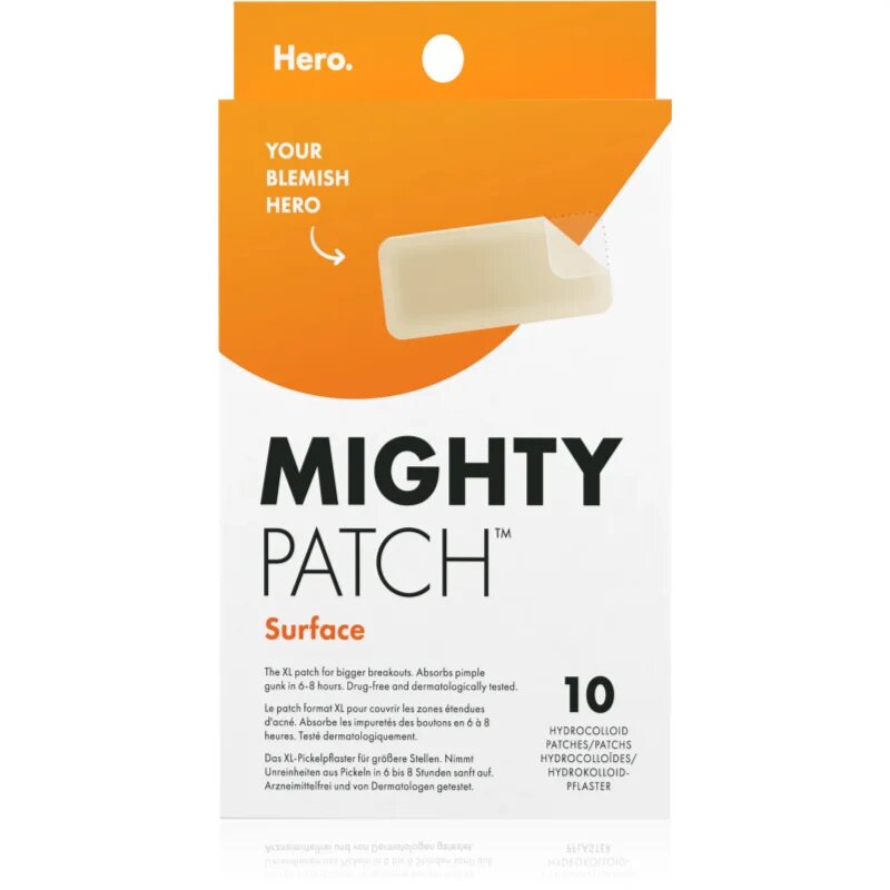 Hero Cosmetics Mighty Patch XL náplasti na problematickou pleť 10 ks