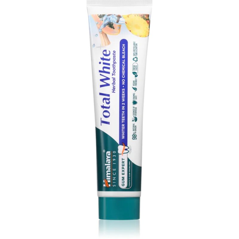 Himalaya Herbals Gum Expert Total White bylinná zubní pasta s bělicím účinkem 100 ml