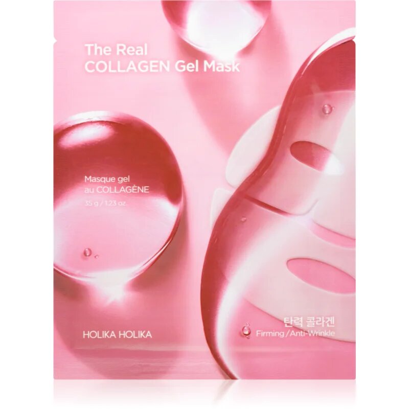 Holika Holika The Real Collagen Gel Mask plátýnková maska s kolagenem 35 g