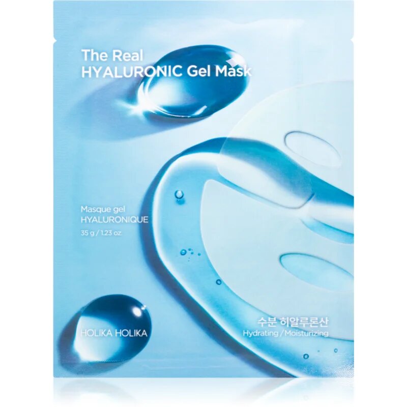 Holika Holika The Real Hyaluronic Gel Mask hydratační plátýnková maska s gelovou texturou 35 g