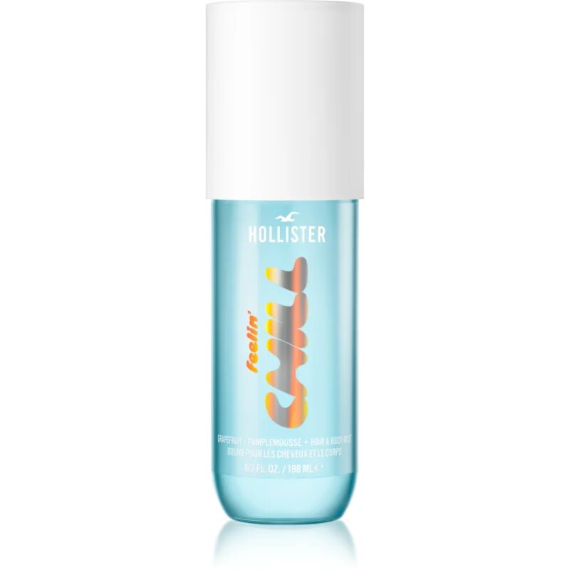 Hollister Feelin' Chill parfémovaná mlha na tělo a vlasy pro ženy Grapefruit 198 ml