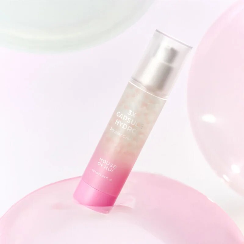 House of Hur 3X Capsule Hydro Booster Cream podkladová hydratační báze pro rozjasnění a vyhlazení pleti 50 ml