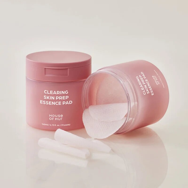 House of Hur Clearing Skin Prep Essence Pad exfoliační čisticí polštářky s hydratačním účinkem 140 ml