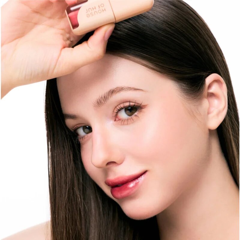 House of Hur Glowy Ampoule Tint dlouhotrvající lesk na rty s hydratačním účinkem odstín 03 Dawn Pink 4.5 g