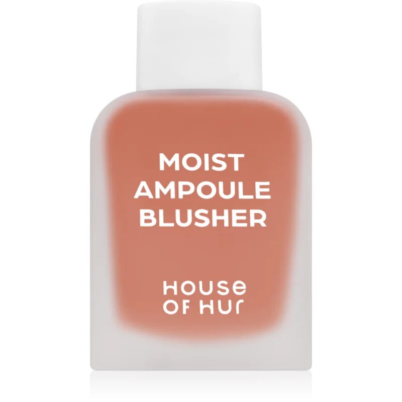 House of Hur Moist Ampoule Blusher tekutá tvářenka mini odstín 01 Nude Beige 10 ml