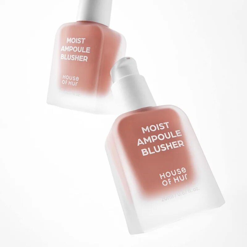House of Hur Moist Ampoule Blusher tekutá tvářenka odstín 01 Nude Beige 20 ml