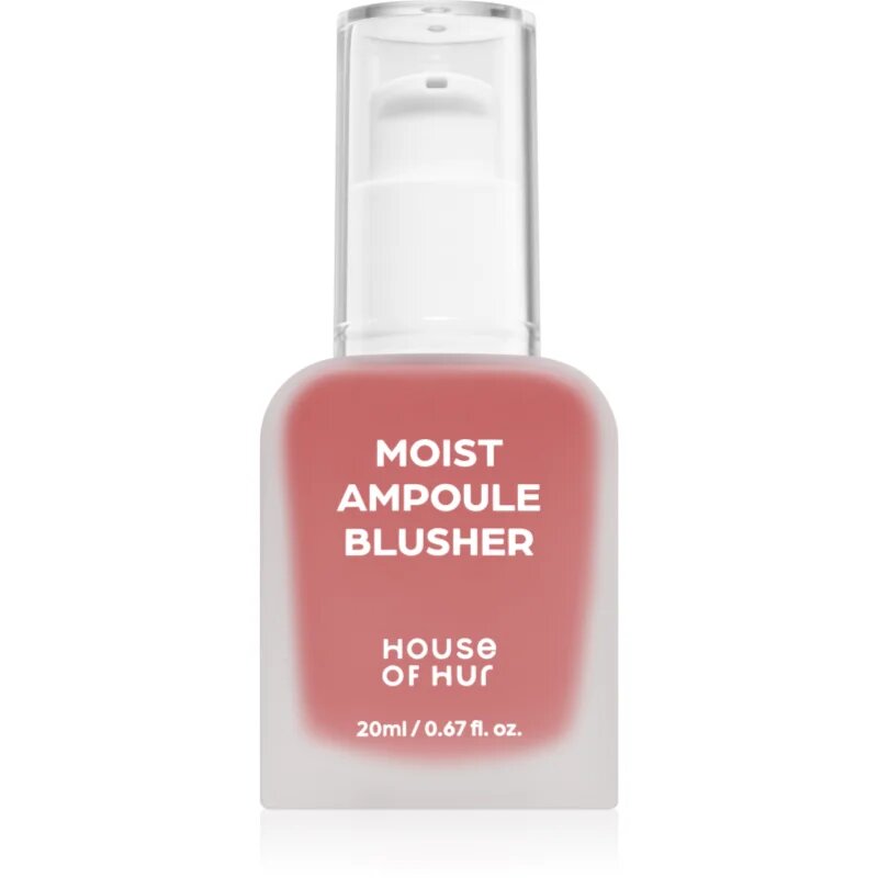 House of Hur Moist Ampoule Blusher tekutá tvářenka odstín 03 Rose Brown 20 ml