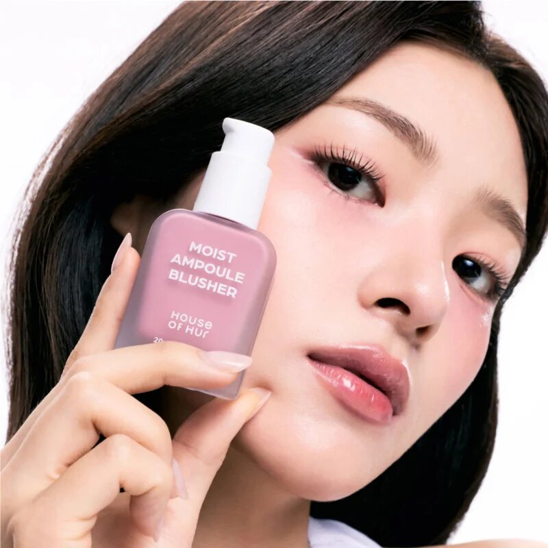 House of Hur Moist Ampoule Blusher tekutá tvářenka odstín 04 Lavender Flush 20 ml