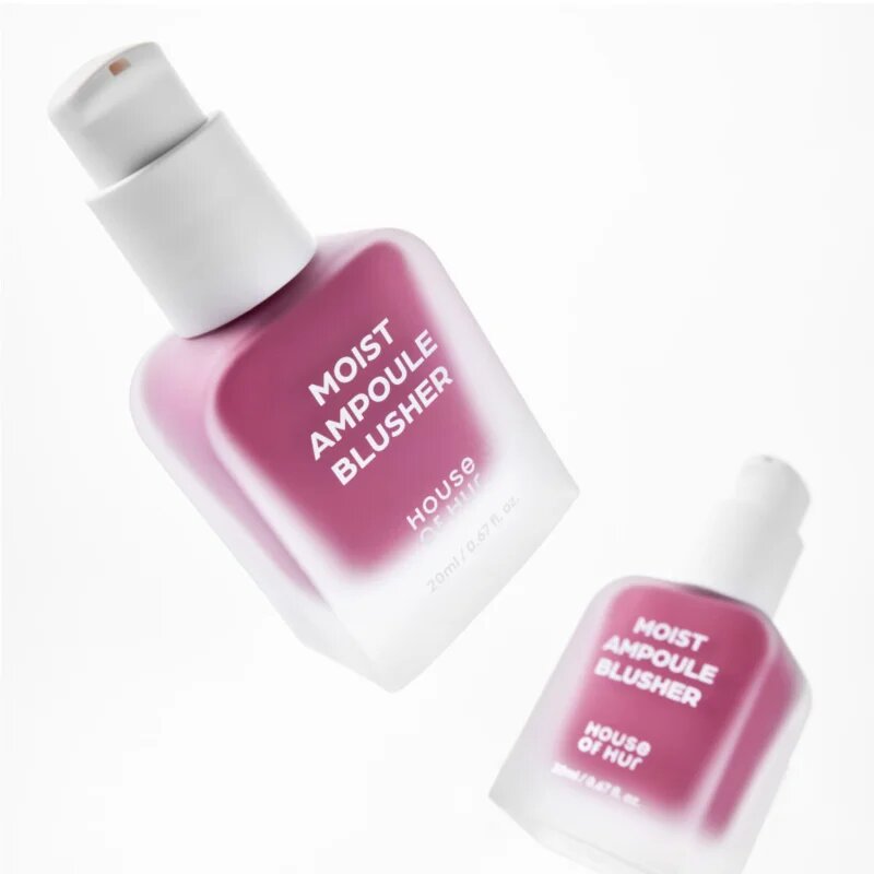House of Hur Moist Ampoule Blusher tekutá tvářenka odstín 08 Berry Purple 20 ml