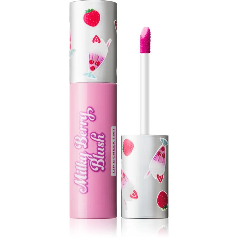 I Heart Revolution Milkshake Milky Berry Blush multifunkční líčidlo na rty a tváře odstín Pink Passion 10 ml