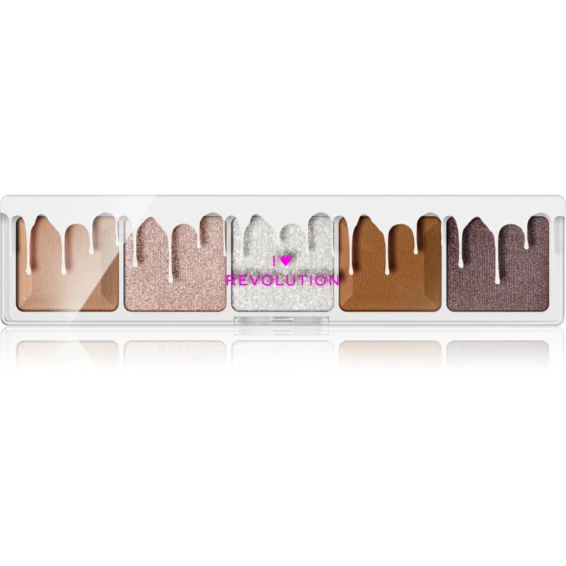 I Heart Revolution Mini Chocolate Palette paletka očních stínů odstín White Vanilla Cream 55 g