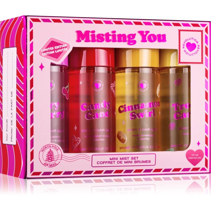 I Heart Revolution Xmas 2025 Mini Mist set vánoční dárková sada pro ženy