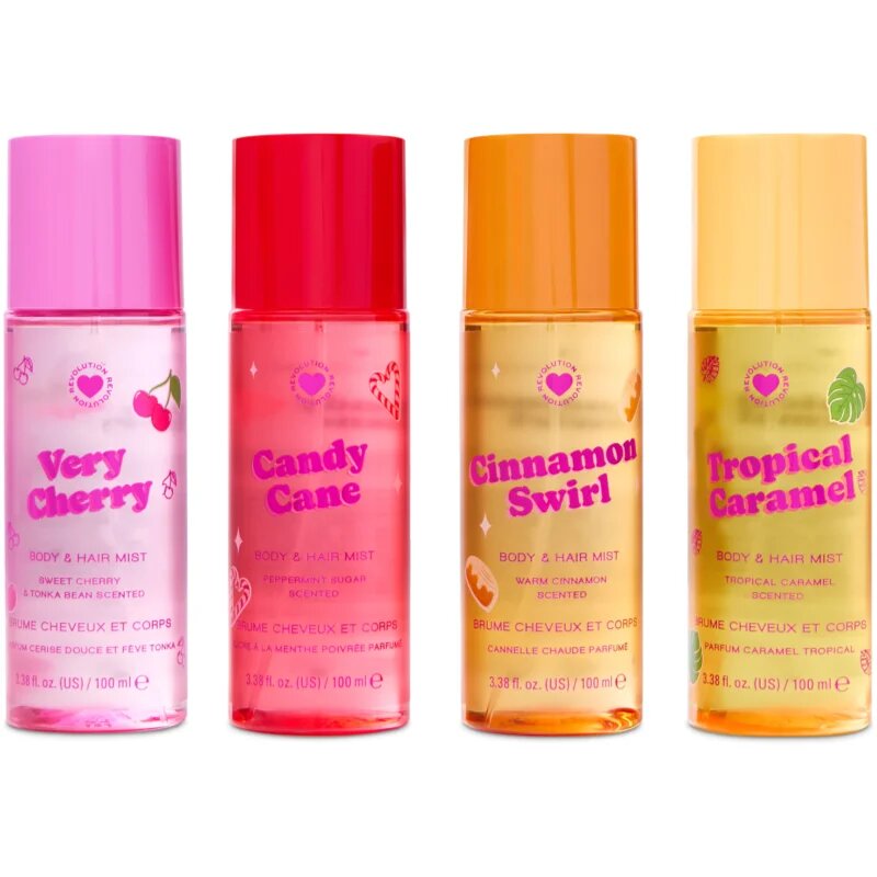 I Heart Revolution Xmas 2025 Mini Mist set vánoční dárková sada pro ženy