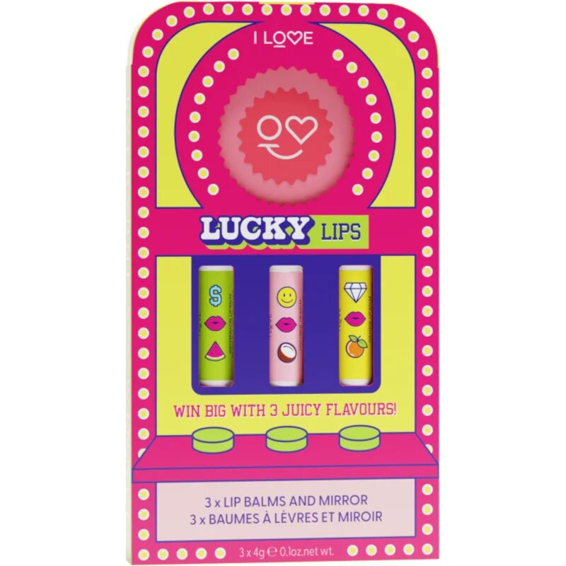I Love Lucky Lips dárková sada na rty