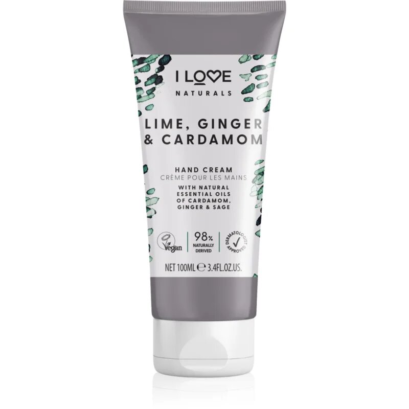 I Love Naturals Lime Ginger & Cardamom krém na ruce 100 ml