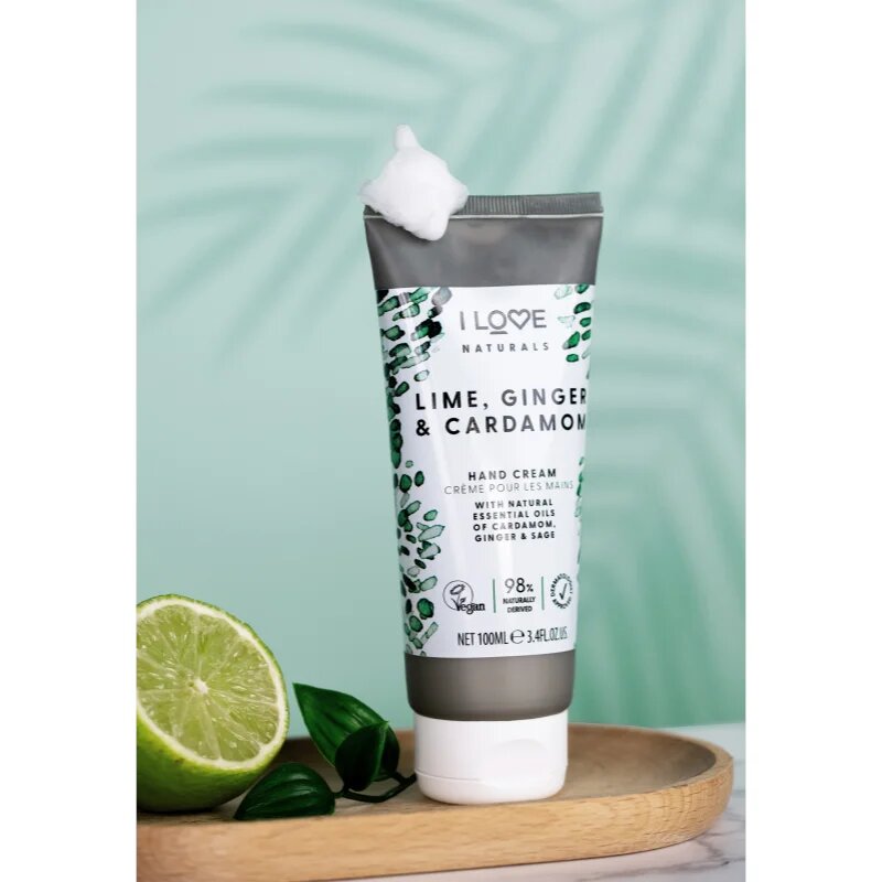I Love Naturals Lime Ginger & Cardamom krém na ruce 100 ml