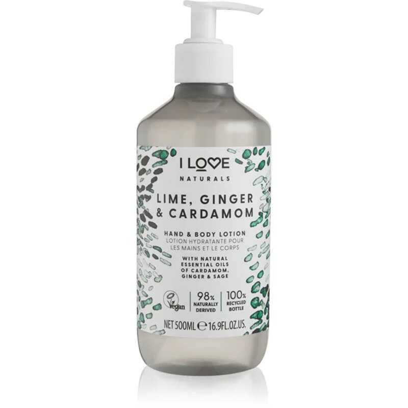 I Love Naturals Lime Ginger & Cardamom tělové mléko 500 ml