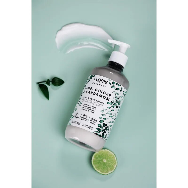 I Love Naturals Lime Ginger & Cardamom tělové mléko 500 ml