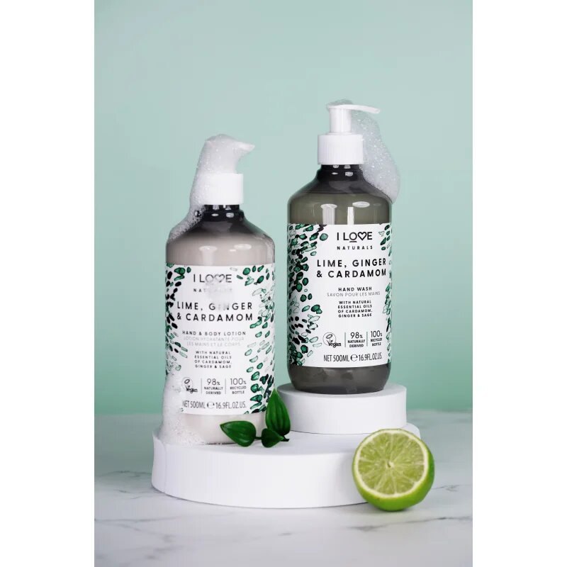 I Love Naturals Lime Ginger & Cardamom tělové mléko 500 ml