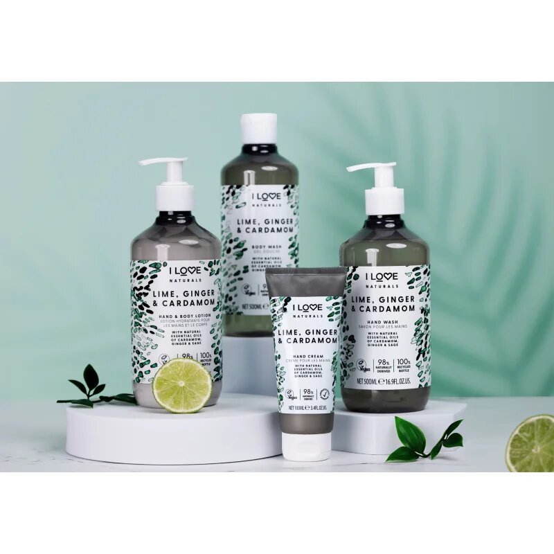 I Love Naturals Lime Ginger & Cardamom tělové mléko 500 ml