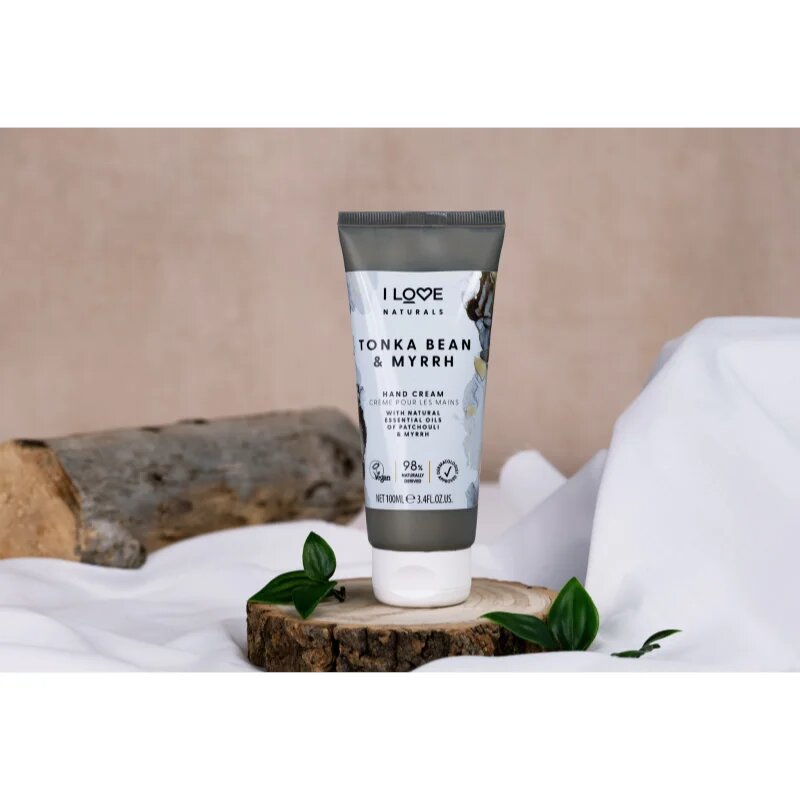 I Love Naturals Tonka Bean & Myrrh krém na ruce 100 ml