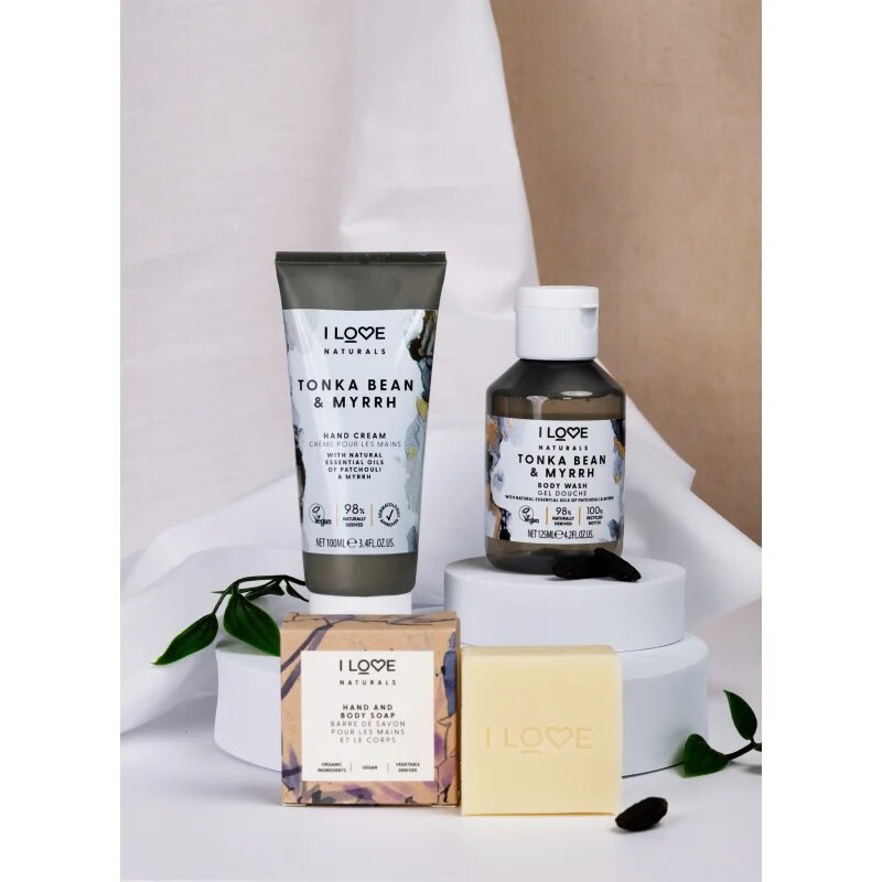 I Love Naturals Tonka Bean & Myrrh krém na ruce 100 ml