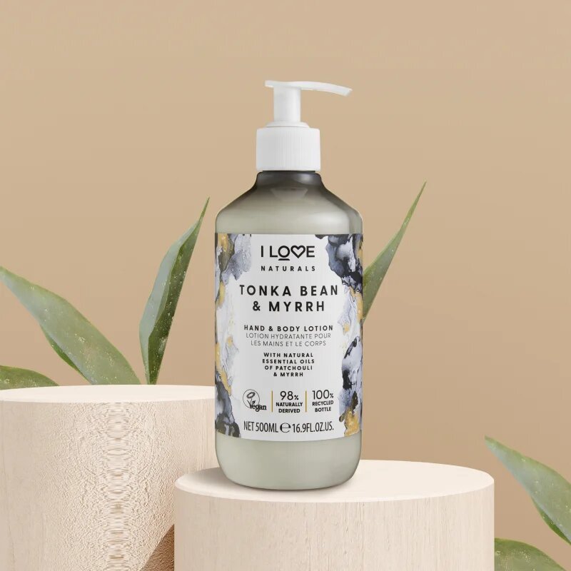 I Love Naturals Tonka Bean & Myrrh tělové mléko 500 ml