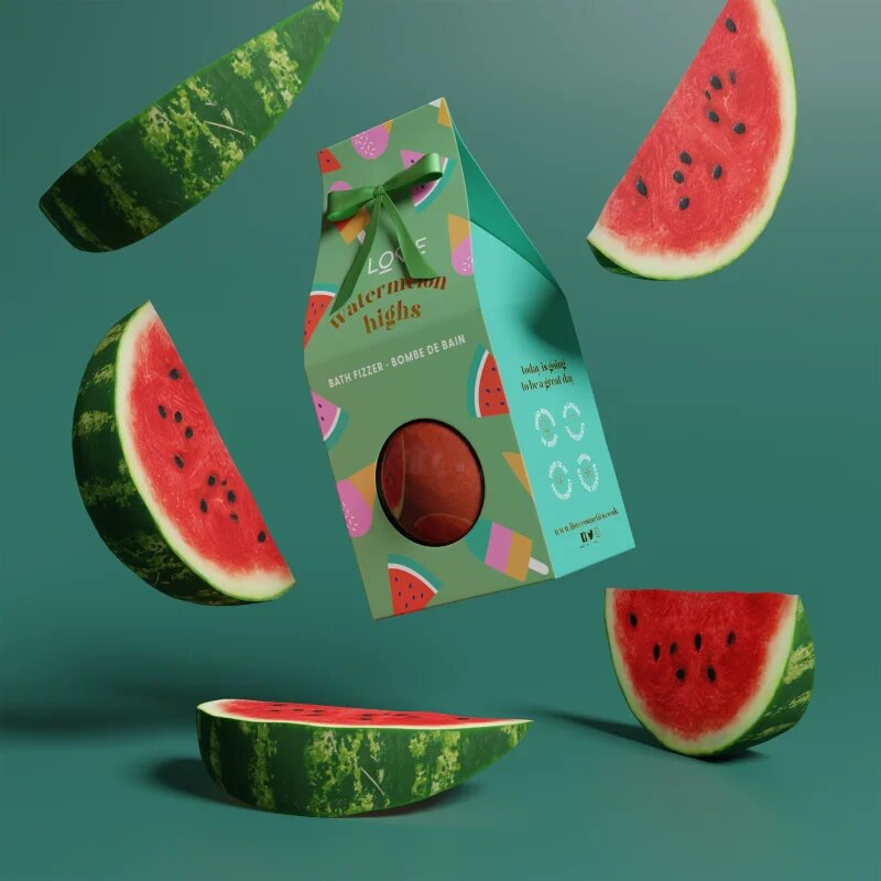 I Love Special Moments Watermelon Highs koupelová bomba 140 g